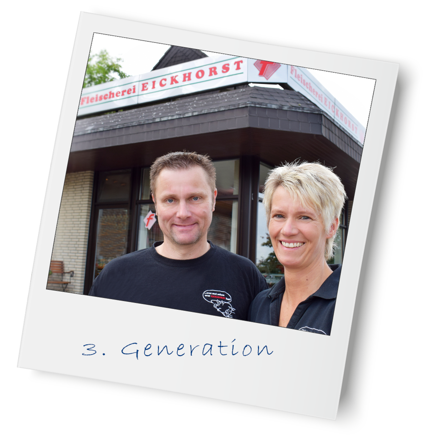 Die 3. Generation der Fleischerei Eickhorst in Georgsmarienhütte: Sandra und Dieter Eickhorst