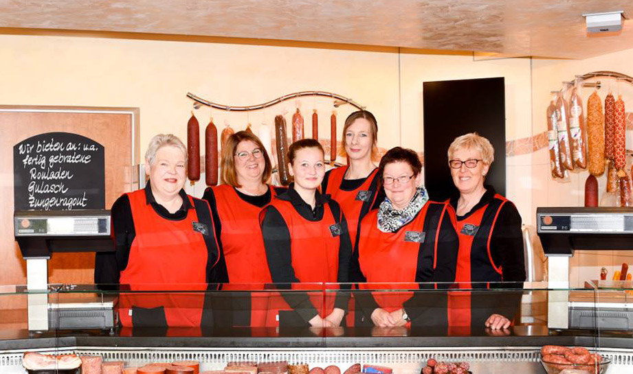 Das Team unserer Fleischerei in Kloster Oesede, Zentrum