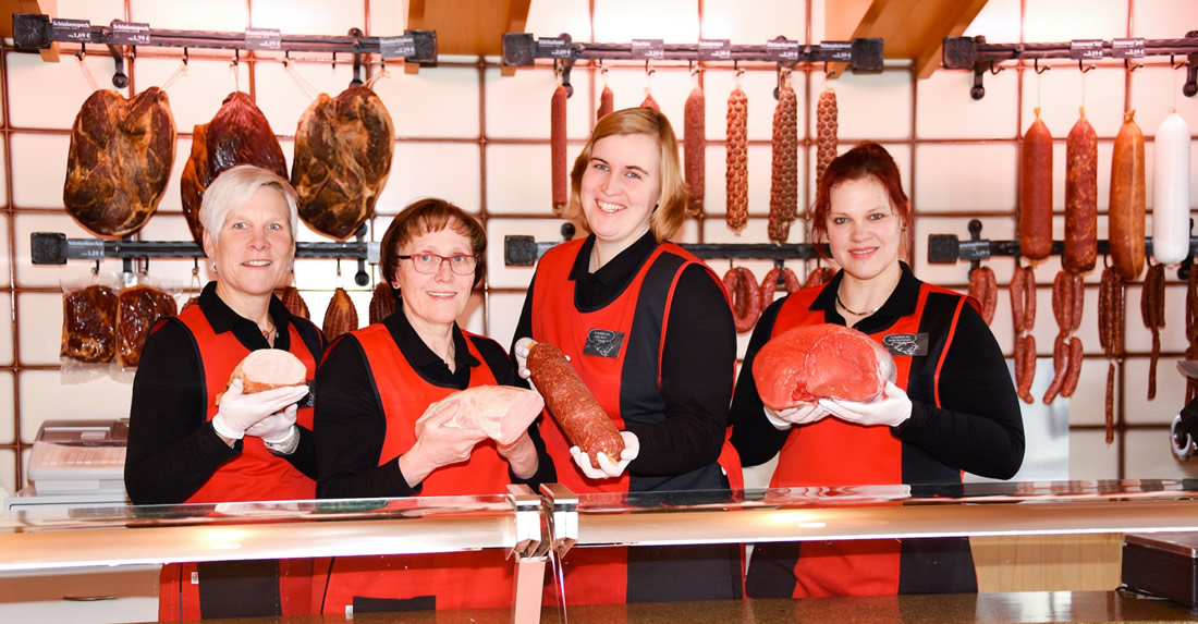 Das Team unserer Fleischerei in Kloster Oesede, Ortsteil Brannenheide